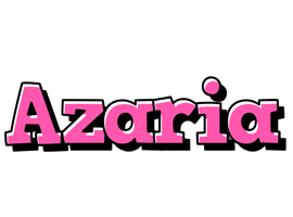 Azaria girlish logo