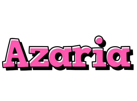 Azaria girlish logo
