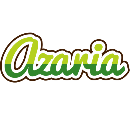 Azaria golfing logo