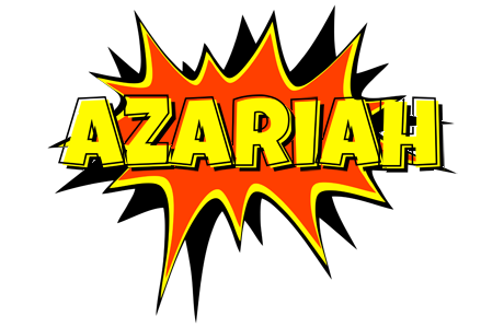 Azariah bazinga logo