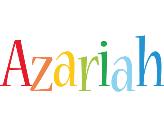 Azariah birthday logo