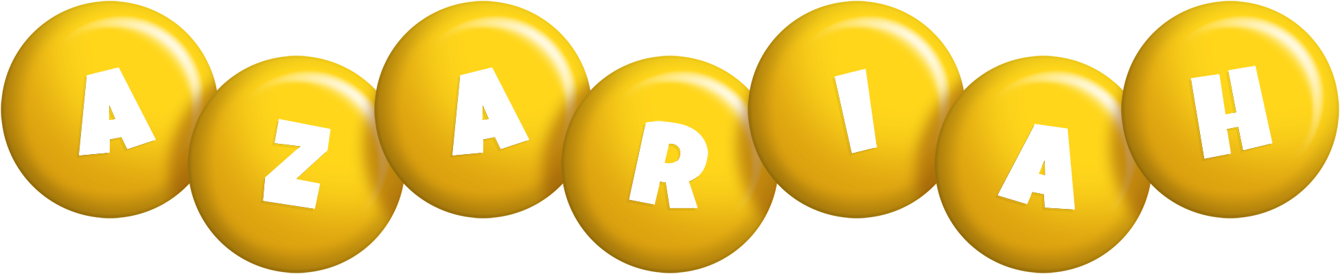 Azariah candy-yellow logo