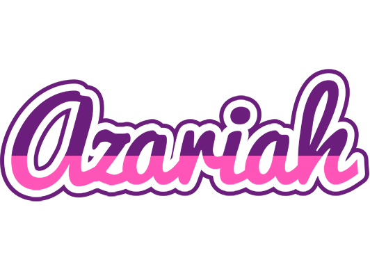 Azariah cheerful logo
