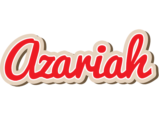 Azariah chocolate logo