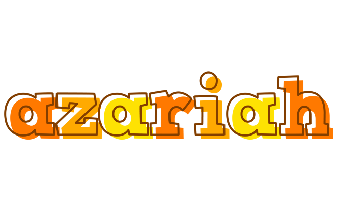 Azariah desert logo
