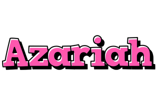 Azariah girlish logo