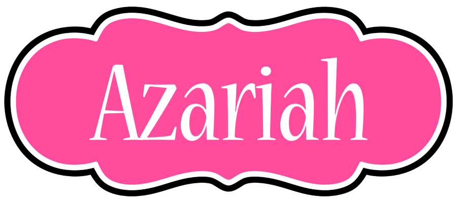Azariah invitation logo