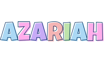 Azariah pastel logo