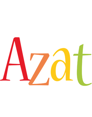 Azat birthday logo