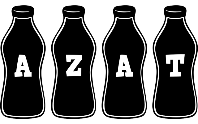 Azat bottle logo