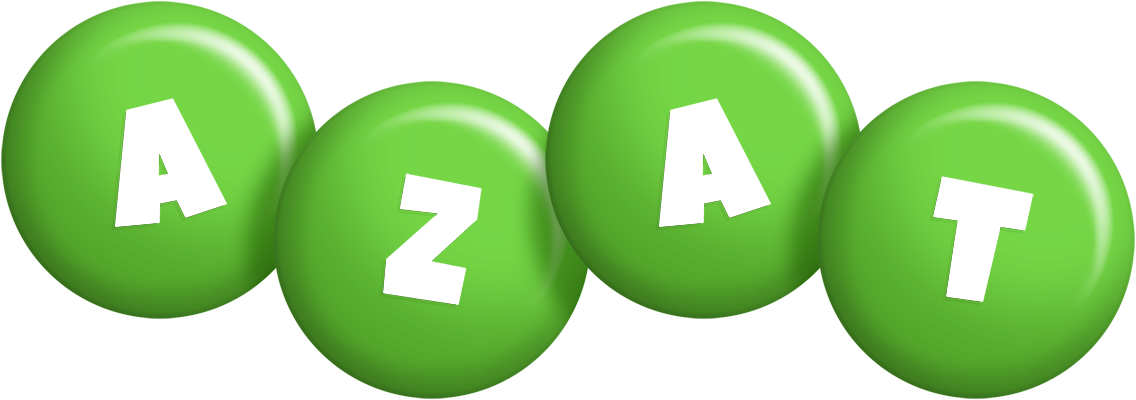 Azat candy-green logo