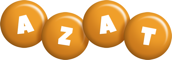 Azat candy-orange logo