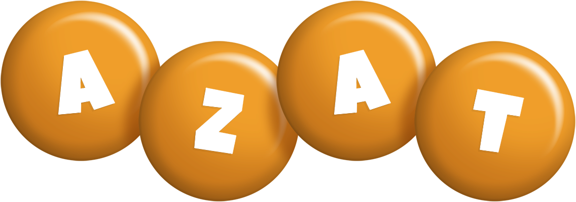 Azat candy-orange logo