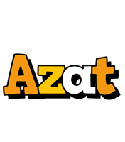 Azat cartoon logo