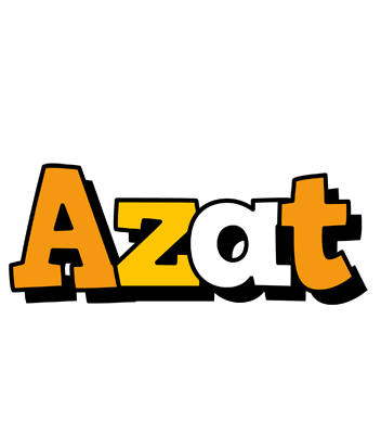 Azat cartoon logo