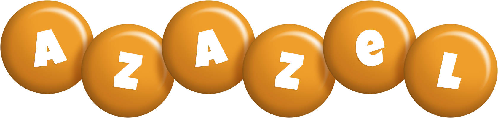 Azazel candy-orange logo