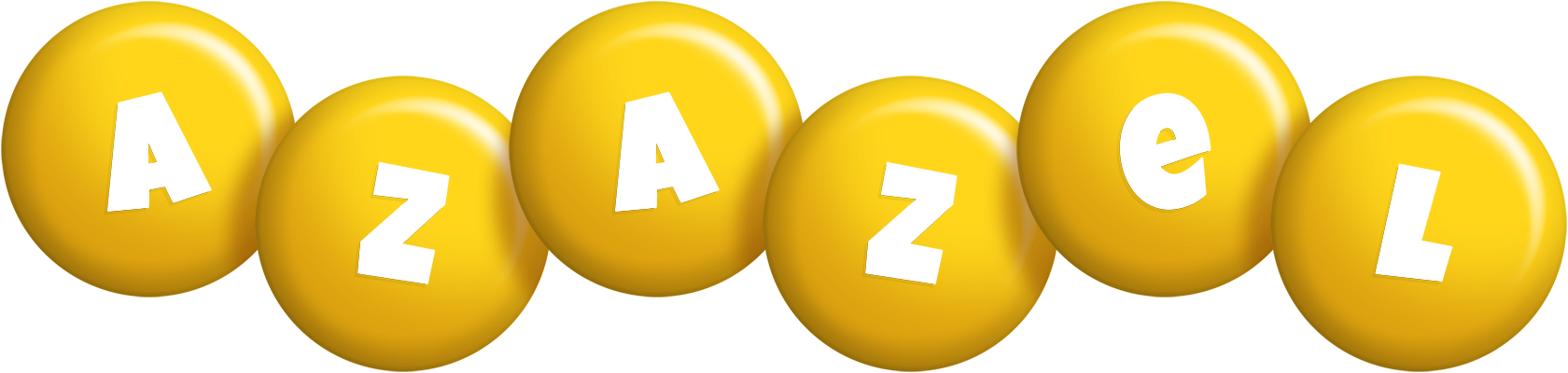Azazel candy-yellow logo
