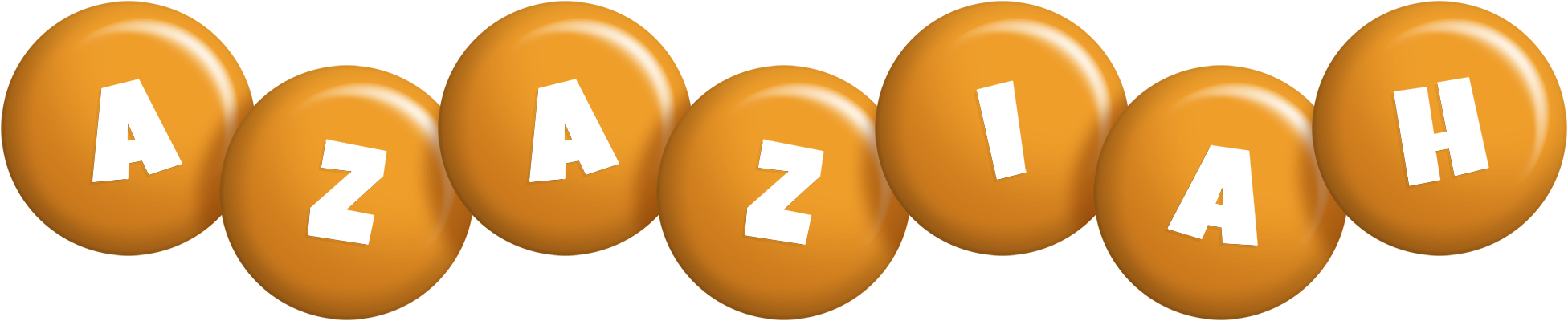 Azaziah candy-orange logo
