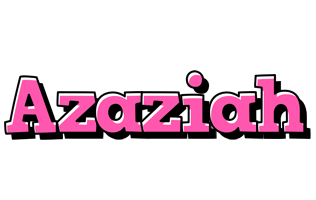 Azaziah girlish logo