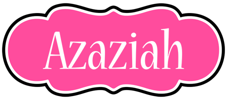 Azaziah invitation logo