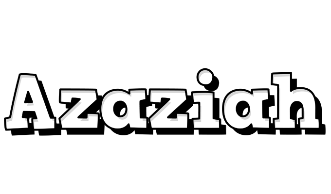 Azaziah snowing logo
