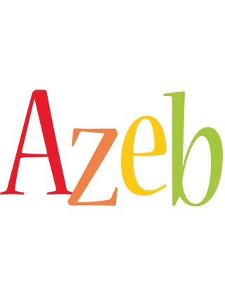 Azeb birthday logo