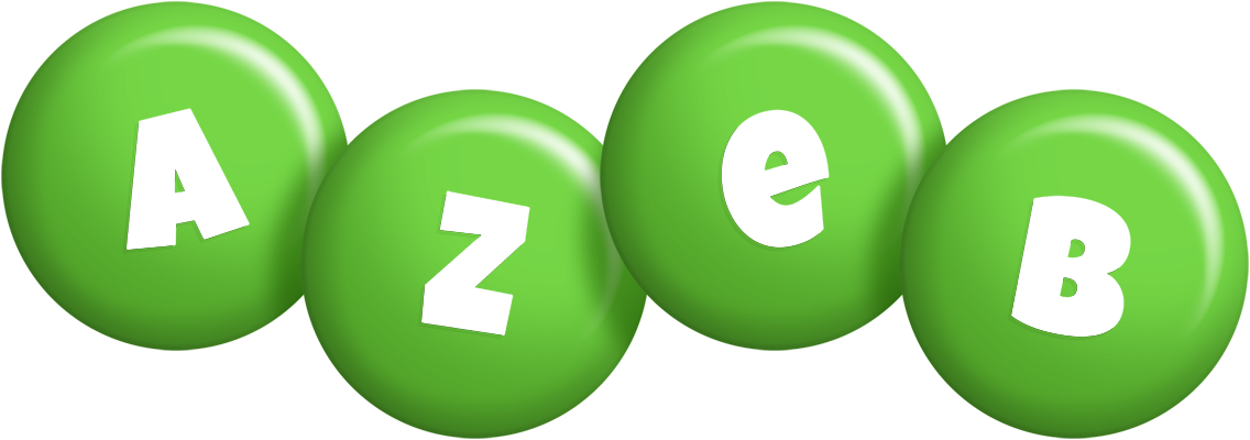 Azeb candy-green logo