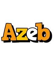 Azeb cartoon logo