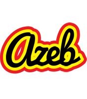 Azeb flaming logo