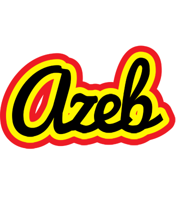 Azeb flaming logo