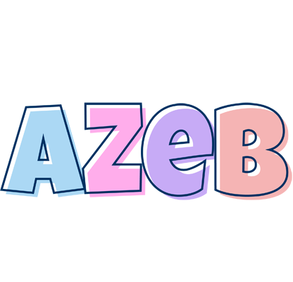 Azeb pastel logo