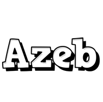 Azeb snowing logo