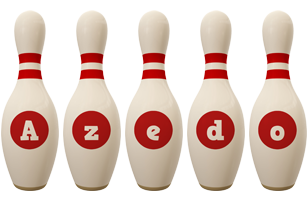 Azedo bowling-pin logo