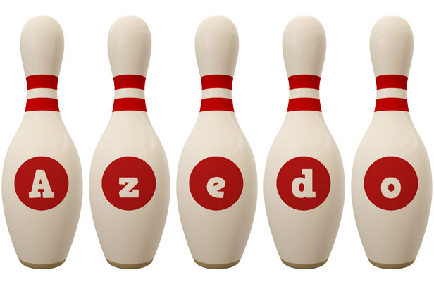 Azedo bowling-pin logo