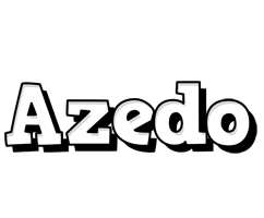 Azedo snowing logo