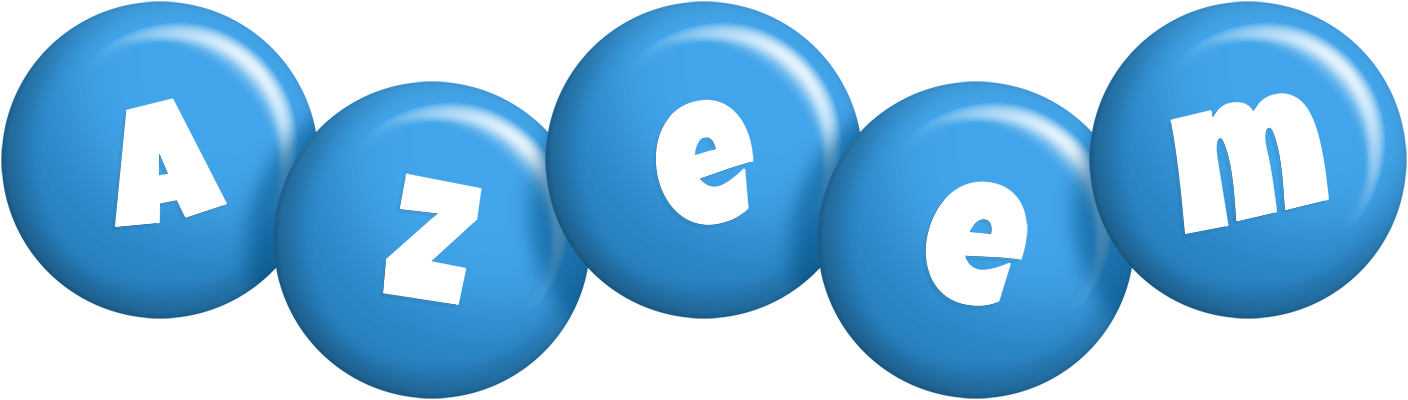 Azeem candy-blue logo