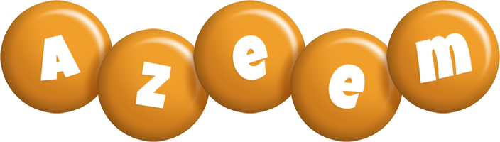 Azeem candy-orange logo