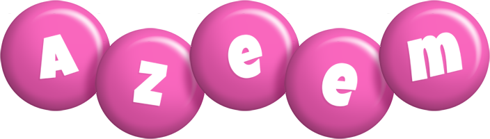 Azeem candy-pink logo