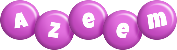 Azeem candy-purple logo