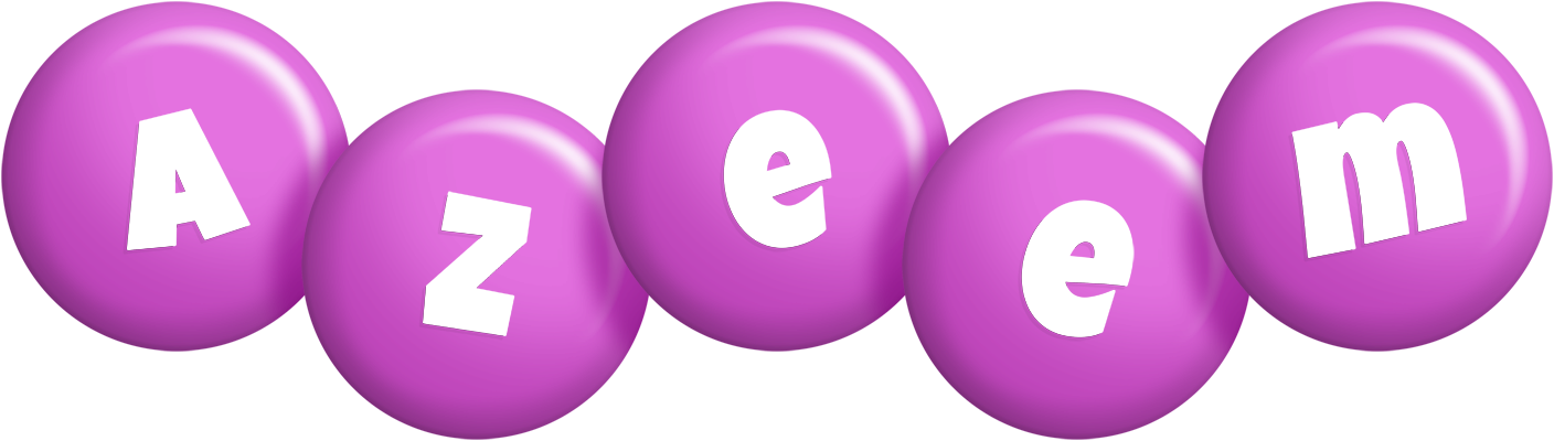 Azeem candy-purple logo