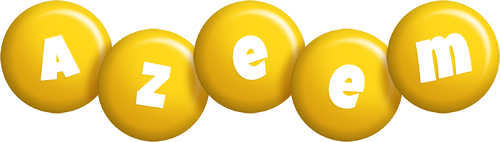 Azeem candy-yellow logo