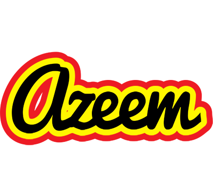 Azeem flaming logo
