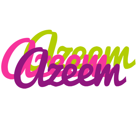 Azeem flowers logo