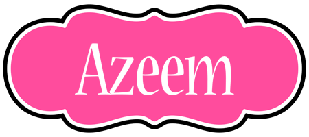 Azeem invitation logo