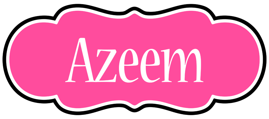 Azeem invitation logo