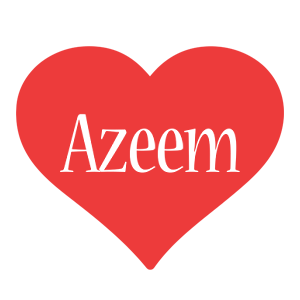 Azeem love logo