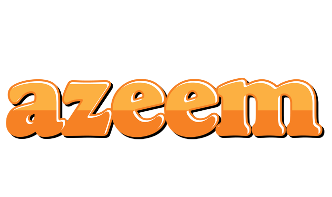 Azeem orange logo