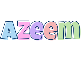Azeem pastel logo