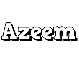 Azeem snowing logo