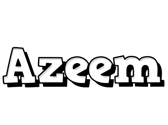 Azeem snowing logo